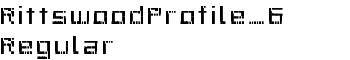 RittswoodProfile_6 Regular font