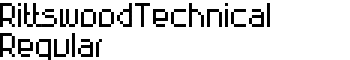 RittswoodTechnical Regular font