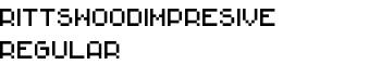 RittswoodImpresive Regular font