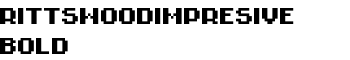 RittswoodImpresive Bold font