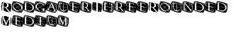 RodgauerThreeRounded Medium font