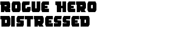 Rogue Hero Distressed font