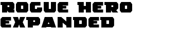 Rogue Hero Expanded font