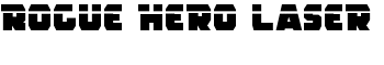 download Rogue Hero Laser font