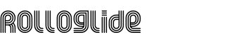 Rolloglide font