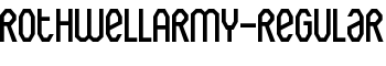 RothwellArmy-Regular font