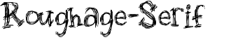 Roughage-Serif font