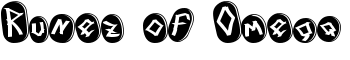 Runez of Omega font