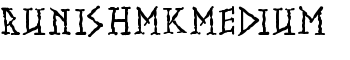 RunishMKMedium font