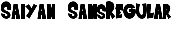Saiyan SansRegular font