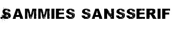 Sammies sansserif font