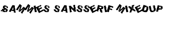 Sammies sansserif mixedup font