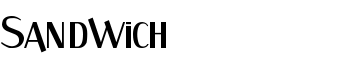 Sandwich font