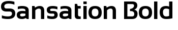 Sansation Bold font