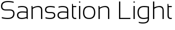 Sansation Light font