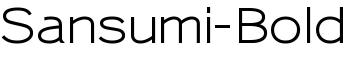 download Sansumi-Bold font