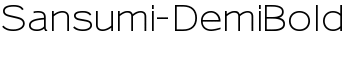 download Sansumi-DemiBold font