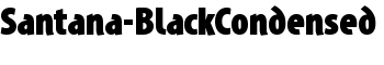 download Santana-BlackCondensed font