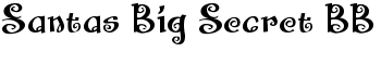 Santas Big Secret BB font