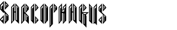 download Sarcophagus font