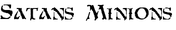 Satans Minions font