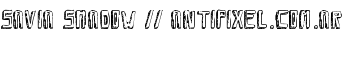 Savia Shadow // ANTIPIXEL.COM.AR font