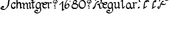 download Schnitger_1680_Regular.TTF font