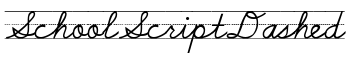 download SchoolScriptDashed font