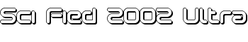 Sci Fied 2002 Ultra font