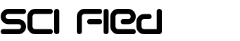 Sci Fied font