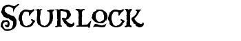 Scurlock font