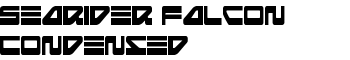 Searider Falcon Condensed font