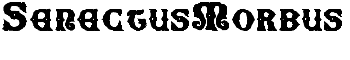 SenectusMorbus font