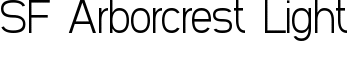 download SF Arborcrest Light font