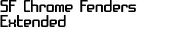 download SF Chrome Fenders Extended font