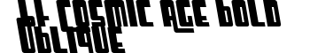 SF Cosmic Age Bold Oblique font