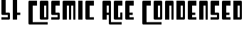 SF Cosmic Age Condensed font