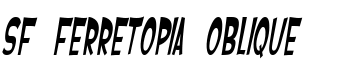 download SF Ferretopia Oblique font