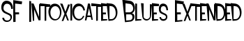 SF Intoxicated Blues Extended font