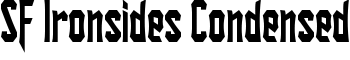 SF Ironsides Condensed font