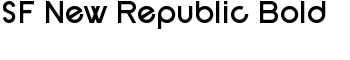 download SF New Republic Bold font