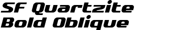 download SF Quartzite Bold Oblique font