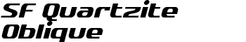 download SF Quartzite Oblique font