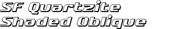 download SF Quartzite Shaded Oblique font