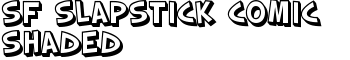 SF Slapstick Comic Shaded font