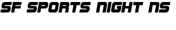 download SF Sports Night NS font