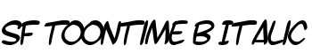 download SF Toontime B Italic font