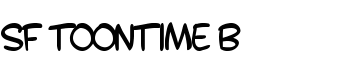 SF Toontime B font