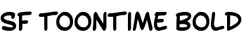 SF Toontime Bold font