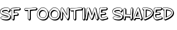 SF Toontime Shaded font